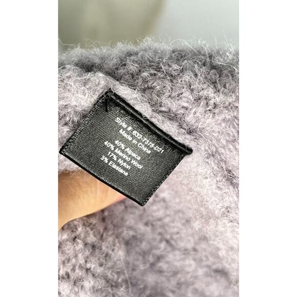 JENNI KAYNE Sz XS Boucle Cocoon Crewneck Pullover Sweater Frost - Picture 5 of 12